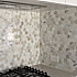 Hexagonal Marble Mosaic Splashback