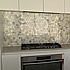 Hexagonal Marble Mosaic Splashback